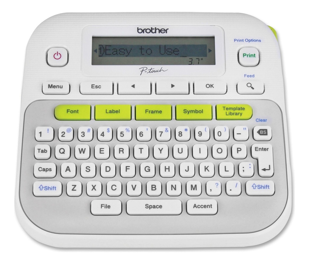 Rotulador Brother Ptd210 Blanco