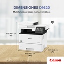 MULTIFUNCIONAL CANON MOD IMAGECLASS D1620 MONOCROMATICA LASER R-2223C024AA 
