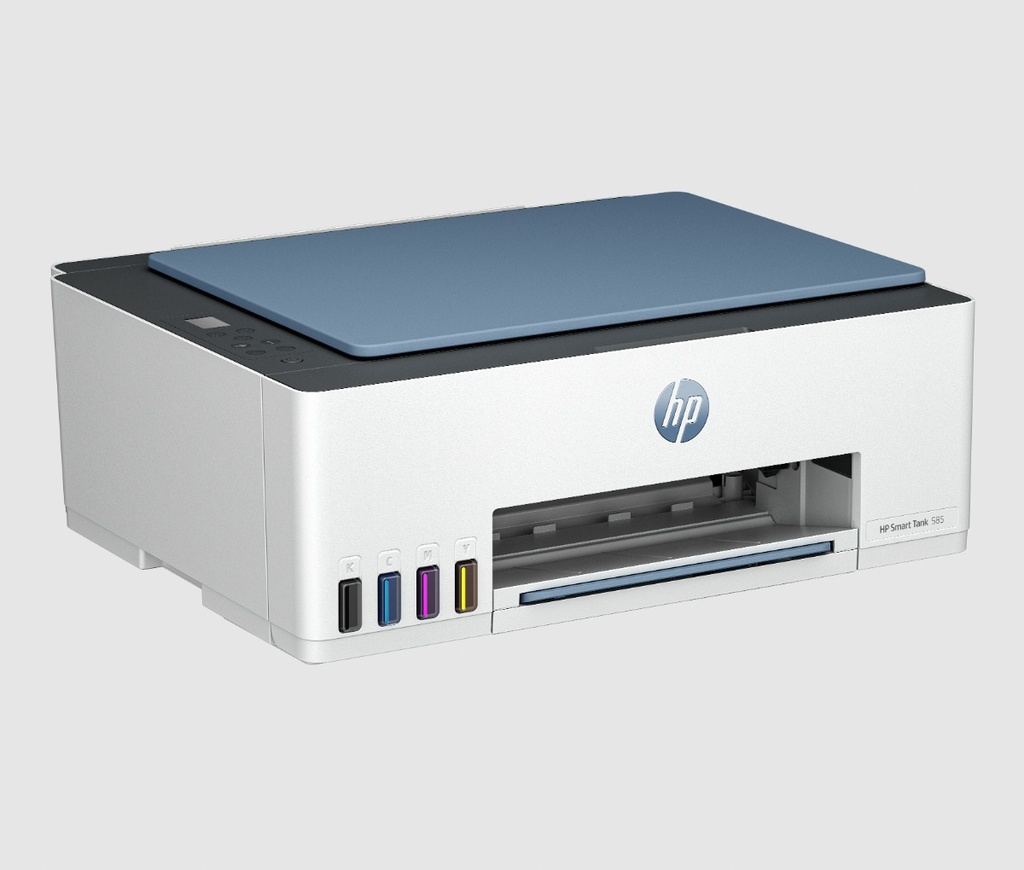 Impresora Multifuncional Hp Smart Tank 585, Tinta Continua, Color, Wi-fi, Smart App, Escaner, Copia (1f3y4a)