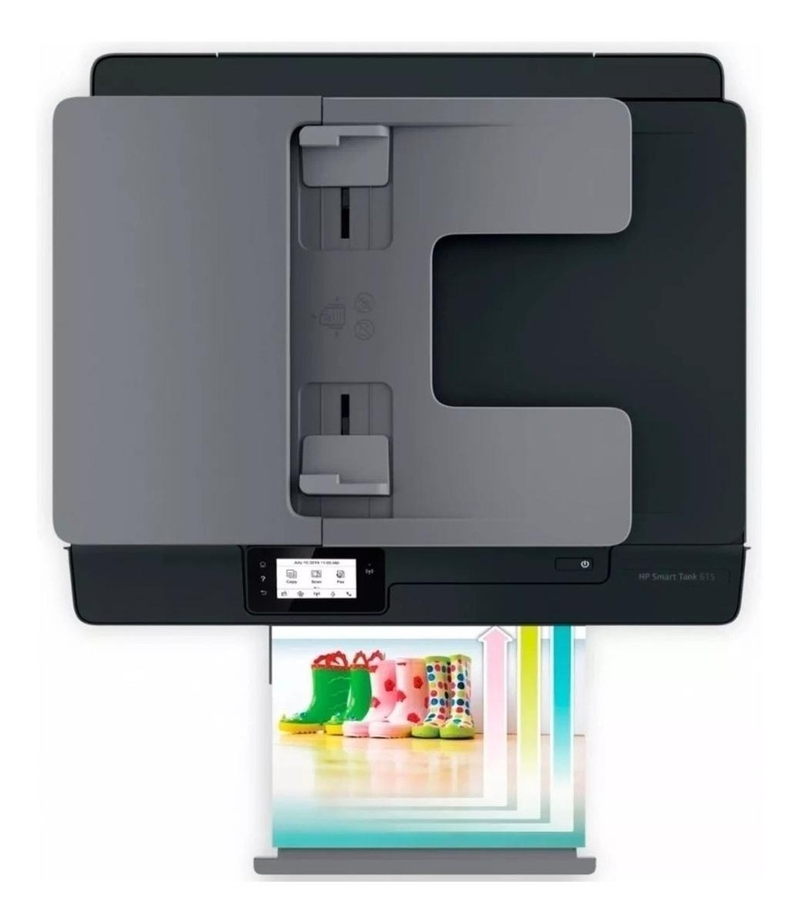 Impresora Multifuncional Hp Smart Tank 615, Tinta Continua, Color, Wi-fi, Smart App, Adf Alimentador Automático, Fax