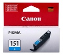 Cartucho De Tinta Color Canon Cli-151 Cyan 7 Ml