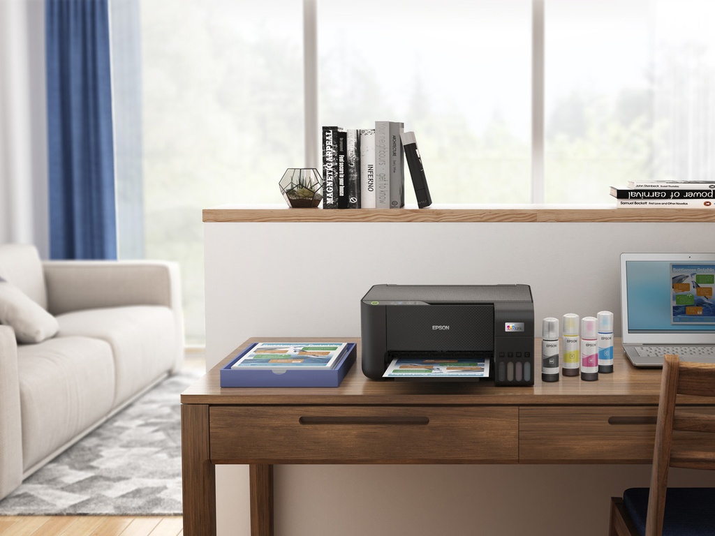 Impresora Epson Ecotank Multifuncional A Color L3210 Mod (c11cj68301)