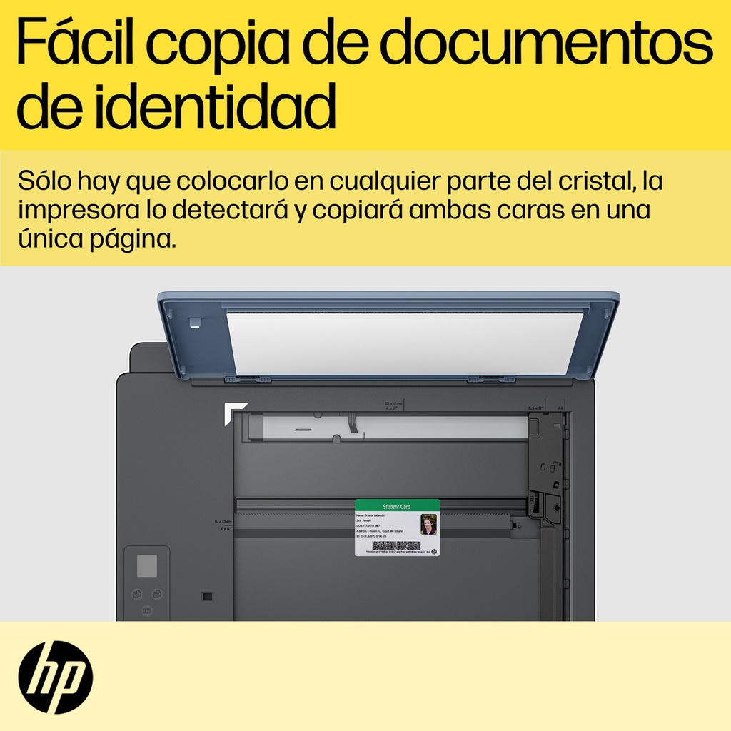 Impresora Multifuncional Hp Smart Tank 525, Tinta Continua, Color, Copia, Escaner (1f3w3a)