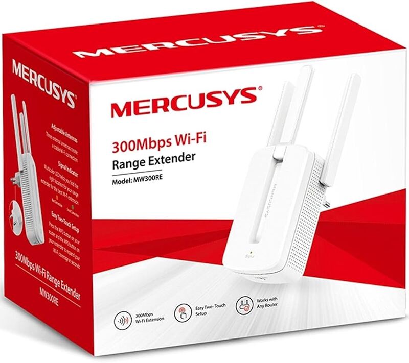 EXTENSOR MERCUSYS MW300RE WIFI 300MBPS