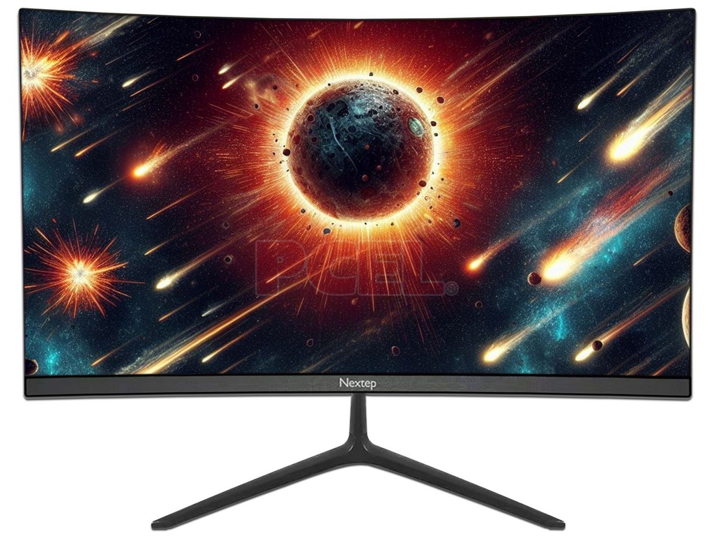 MONITOR NEXTEP CURVO FHD 27IN RESOLUCIÓN 1920X1080 PANEL GRADO A HDMI/VGA, NE-727C