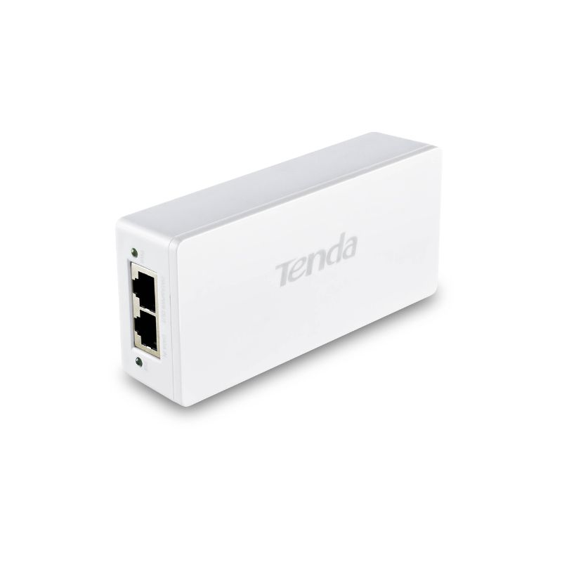 INYECTOR POE  GIGABIT TENDA  COMPATIBLE CON ESTANDARES IEEE802.3/U/AB/AF/AT. TRANSMISION DE HASTA 100 METROS/ PLUG AND PLAY   POE30G-AT