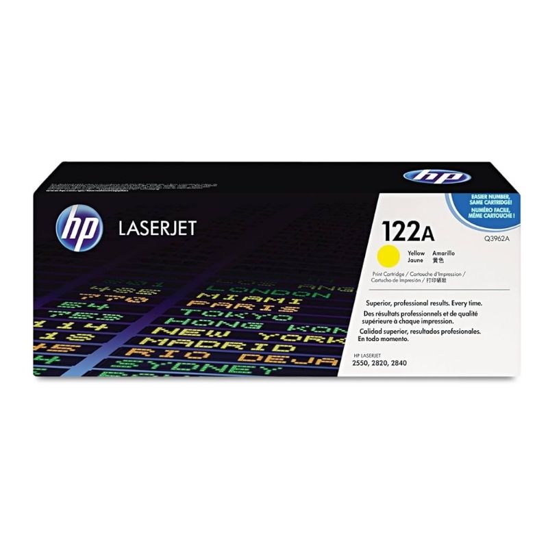 TONER HP MOD 122A, LASERJET 2550L, 2550LN, 2550N, 2820, 2830, 2840 AMARILLO Q3962A