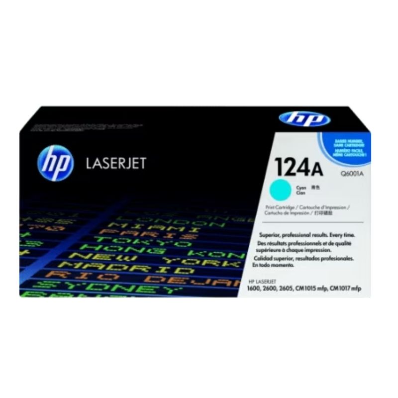TONER HP MOD 124A, LASERJET 2600 CYAN   Q6001A