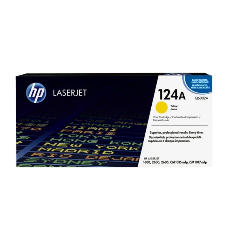 TONER HP MOD 124A, LASERJET 2600 AMARILLO   Q6002A