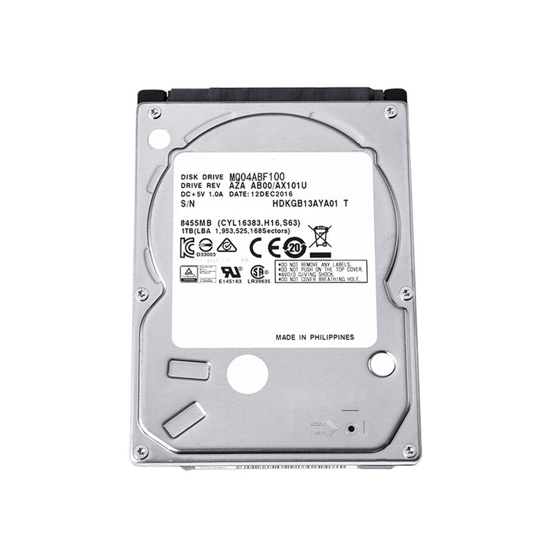 DISCO DURO INTERNO, TOSHIBA MOD. MQ04ABF100, 2.5 1TB / SATA3 / 6GB /S/ CACHE 128MB/5400RPM/7MM/P/NOTEBOOK / LAPTOP, R-MQ04ABF100