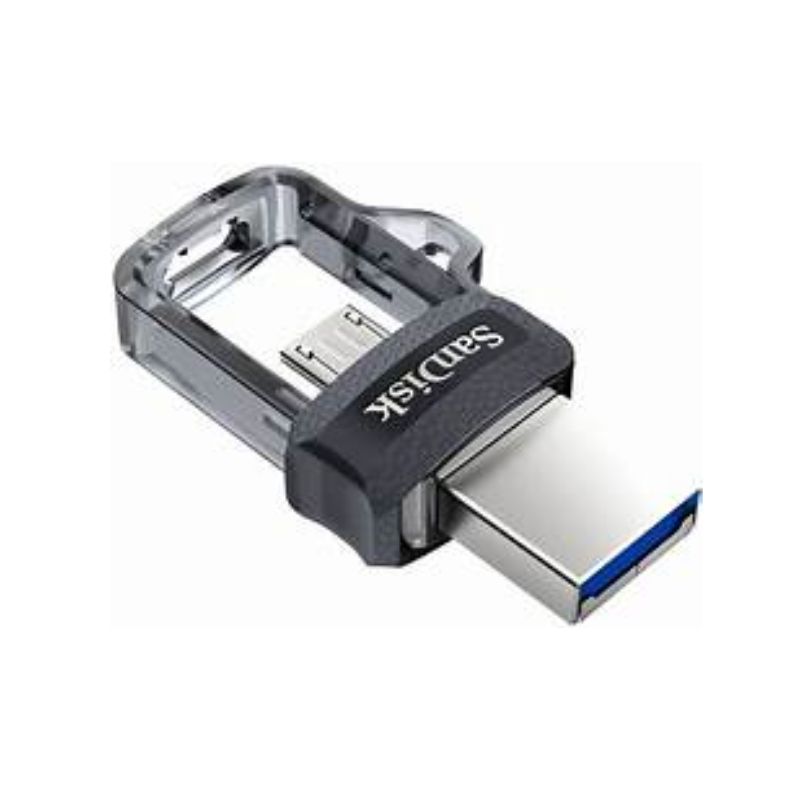MEMORIA USB SANDISK ULTRA DUAL DRIVE M3.0 64 GB COLOR NEGRO   SDDD3-064G-G46