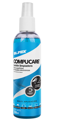 LOCION LIMPIADORA SILIMEX MOD COMPUCARE PRODUCTO DE LIMPIEZA LOCION DE 250 ML SLXLMP250