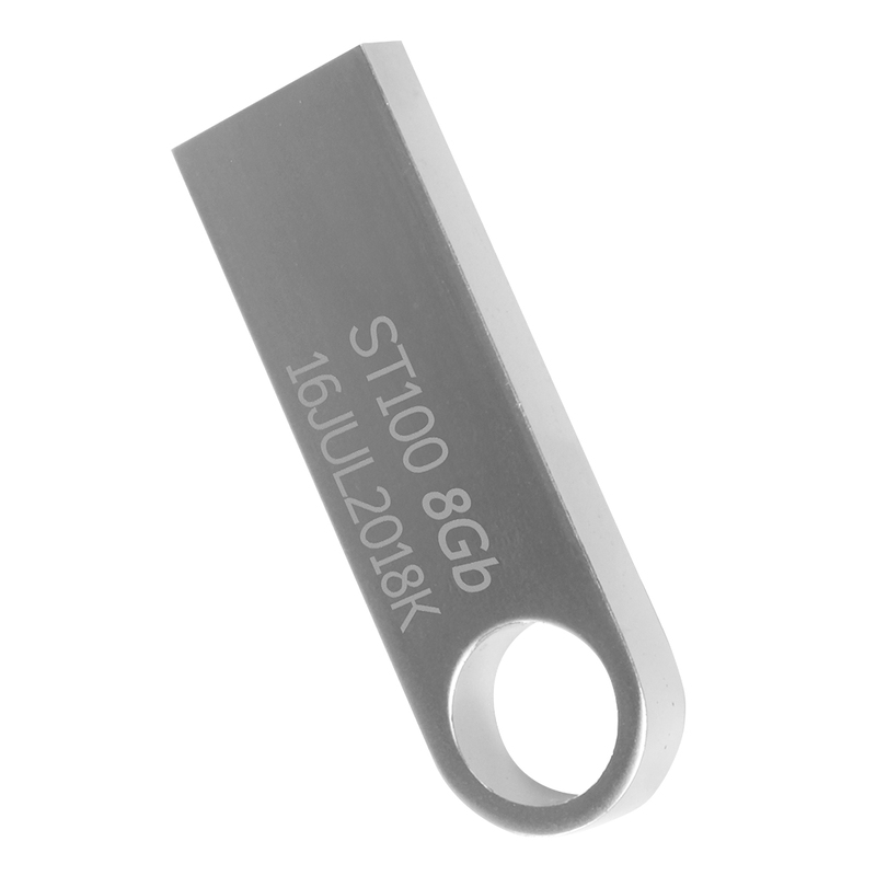 MEMORIA USB STYLOS TECH STMUSB1B 8 GB 2.0 METALICA STMUSB1B