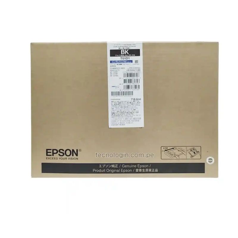 TINTA EPSON T01D ALTA CAPACIDAD PACK C579R 50000 COLOR NEGRO,  T01D100