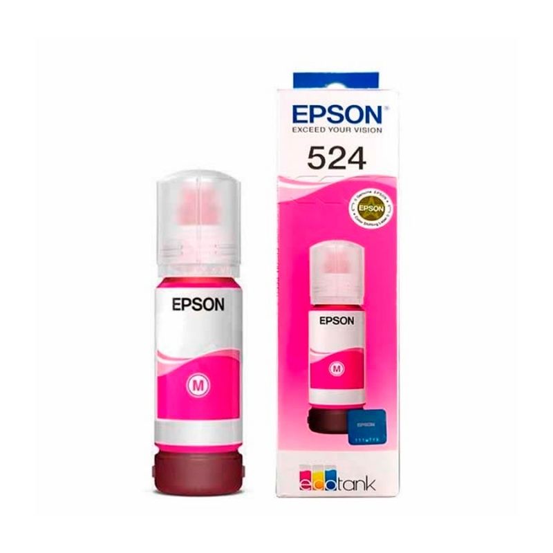 TINTA EPSON MOD T524 ECOTANK L15160/L6490 COLOR MAGENTA, T524320-AL