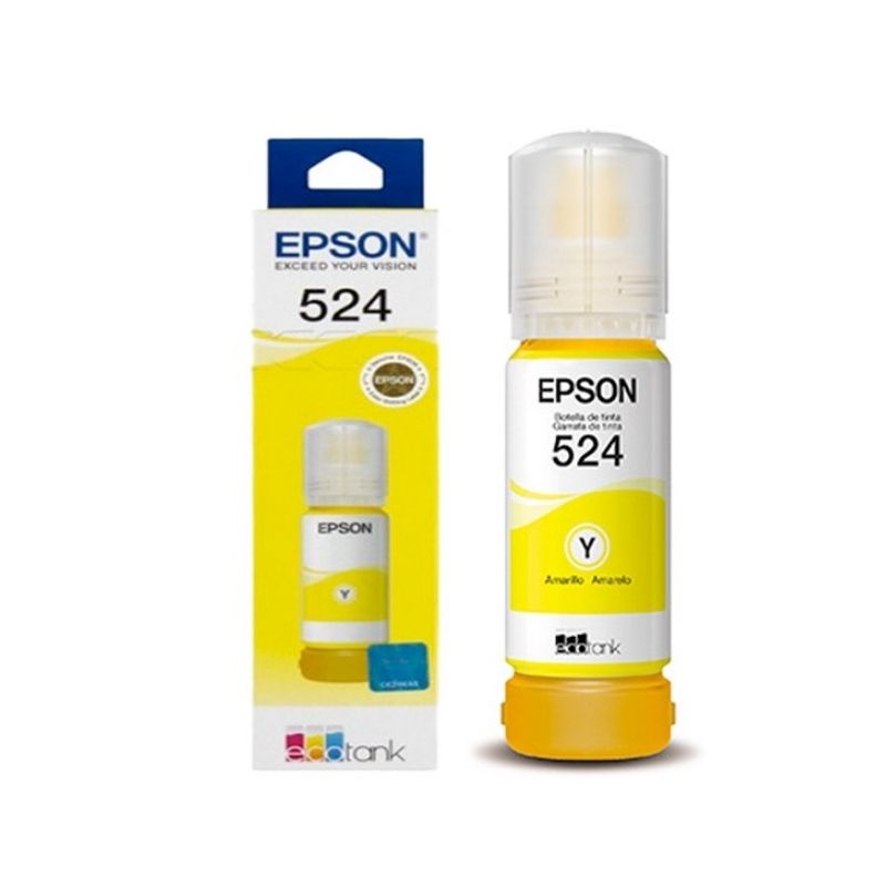 TINTA EPSON T524 ECOTANK L15160/L6490 COLOR AMARILLO, T524420-AL