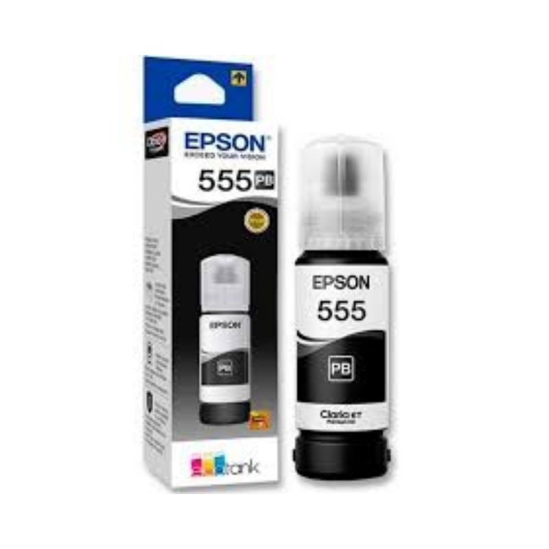 TINTA EPSON T555120 COLOR NEGRO DYE T555120-AL