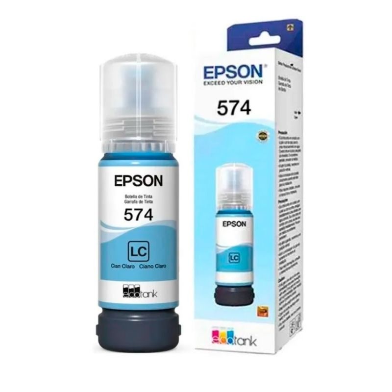 TINTA EPSON T574 65 ML COLOR CIAN CLARO, T574520-AL