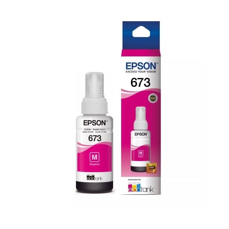 TINTA EPSON MOD 673, SERIES L800 BOTELLA 70ML MAGENTA T673320-AL