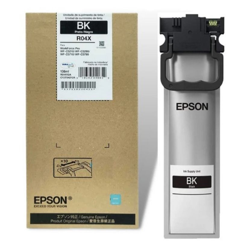 BOLSA DE TINTA EPSON T942120-AL NEGRO WF-C5290/WF-C5790, T942120-AL
