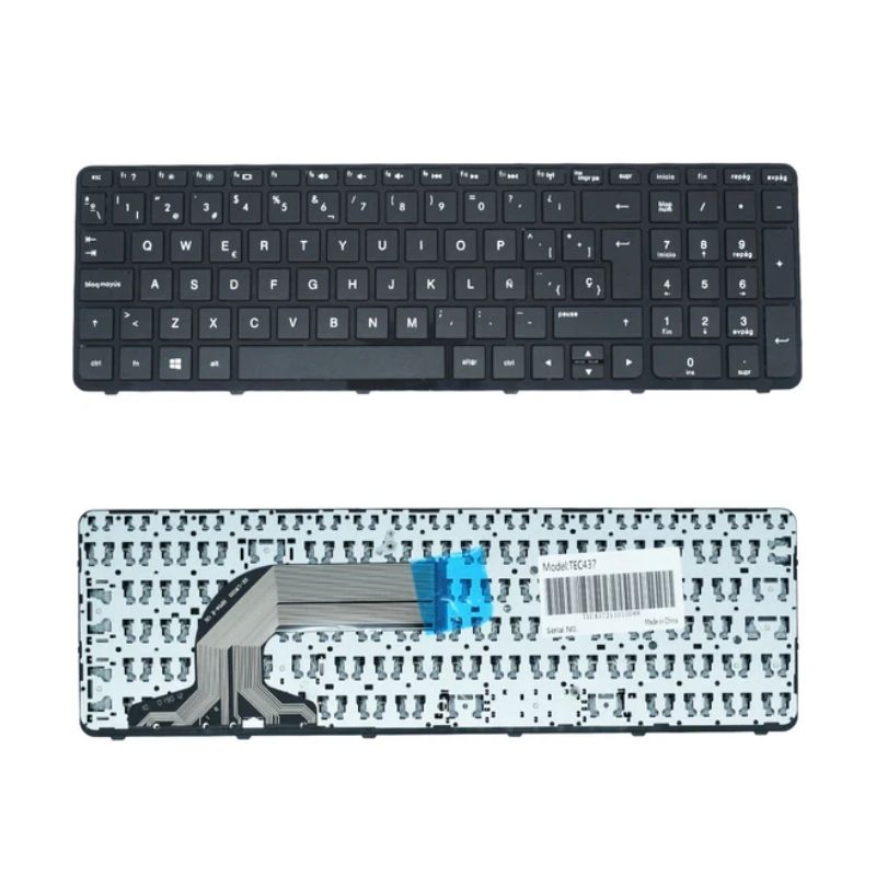 TECLADO GENERICO COLOR NEGRO (SP) PARA HP PAVILION 15-E, 15-N, 15-G, 15-H, 15-R   TEC437
