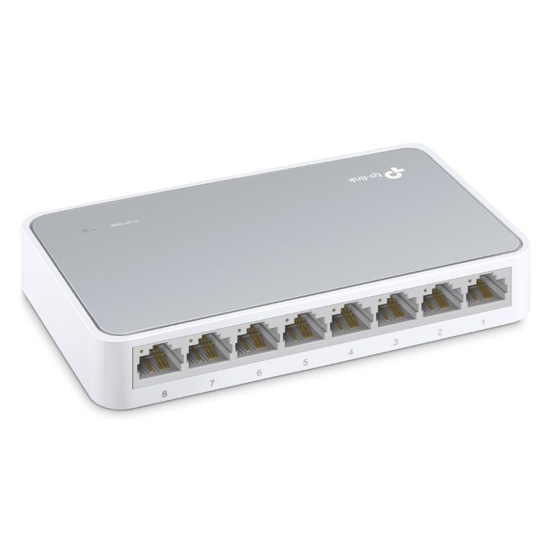SWITCH TP-LINK MOD TL-SF1008D 8 PUERTOS  NO ADMINISTRADO 100BASE-TX, 10BASE-T, IEEE 802.3U, IEEE 802.3X   TL-SF1008D