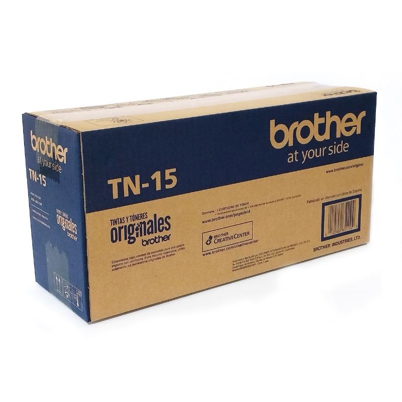 TONER BROTHER TN15 NEGRO SUPER ALTO RENDIMIENTO TN15