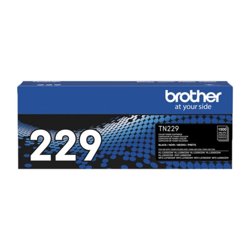 TONER BROTHER 229 RENDIMIENTO ESTÁNDAR COLOR NEGRO 1500 PÁGINAS TN229BK
