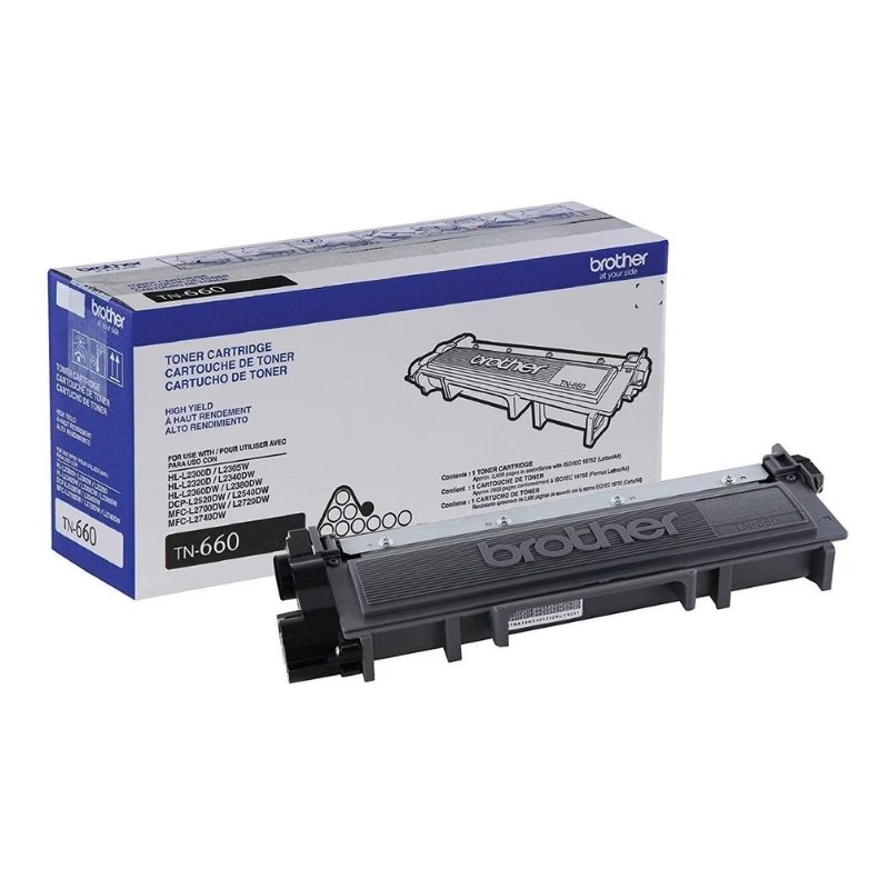 TONER BROTHER MOD TN-660, SERIES HLL2360DW DCPL2540DW, MFCL2700DW, MFCL2720DW NEGRO TN660