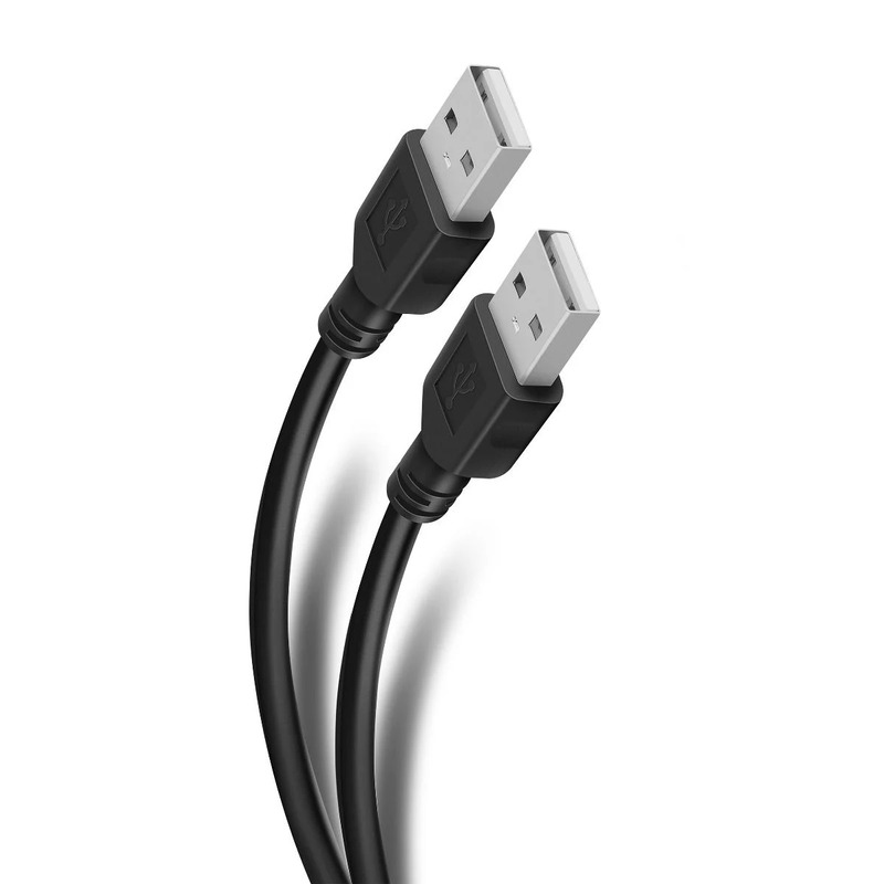 CABLE STEREN USB A USB DE 1,8 M CON CONECTORES NIQUELADOS USB-306