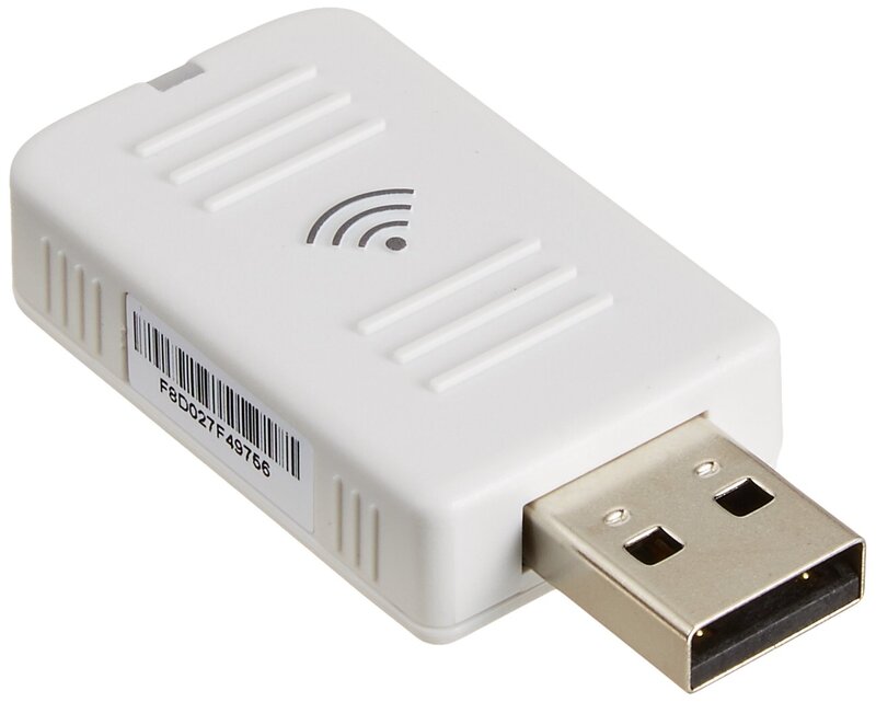 ADAPTADOR WIRELESS EPSON MODULO USB PARA CONEXION WIFI, ELPAP10 CUMPLE CON LOS ESTANDARES 802.11 B / G / N, UTILIZA EL CONECTOR USB TIPO A, CAPAZ DE TRANSMITIR AUDIO V12H731P02