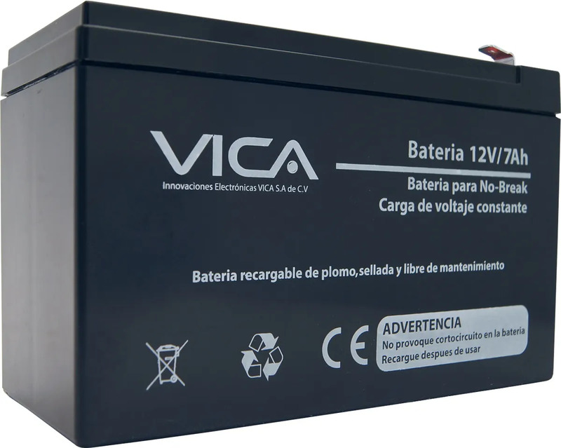 BATERIA DE REEMPLAZO VICA 12V 7AH, VICA 12V-7AH