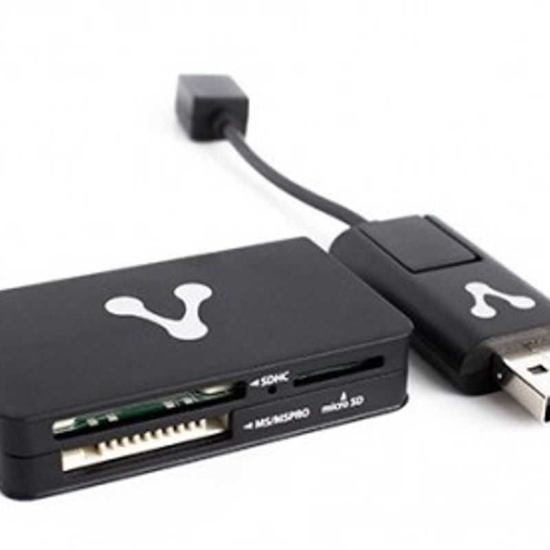 LECTOR DE MEMORIA VORAGO MOD CR-300, 480 MBIT/S, COLOR NEGRO  VORAGO CR-300