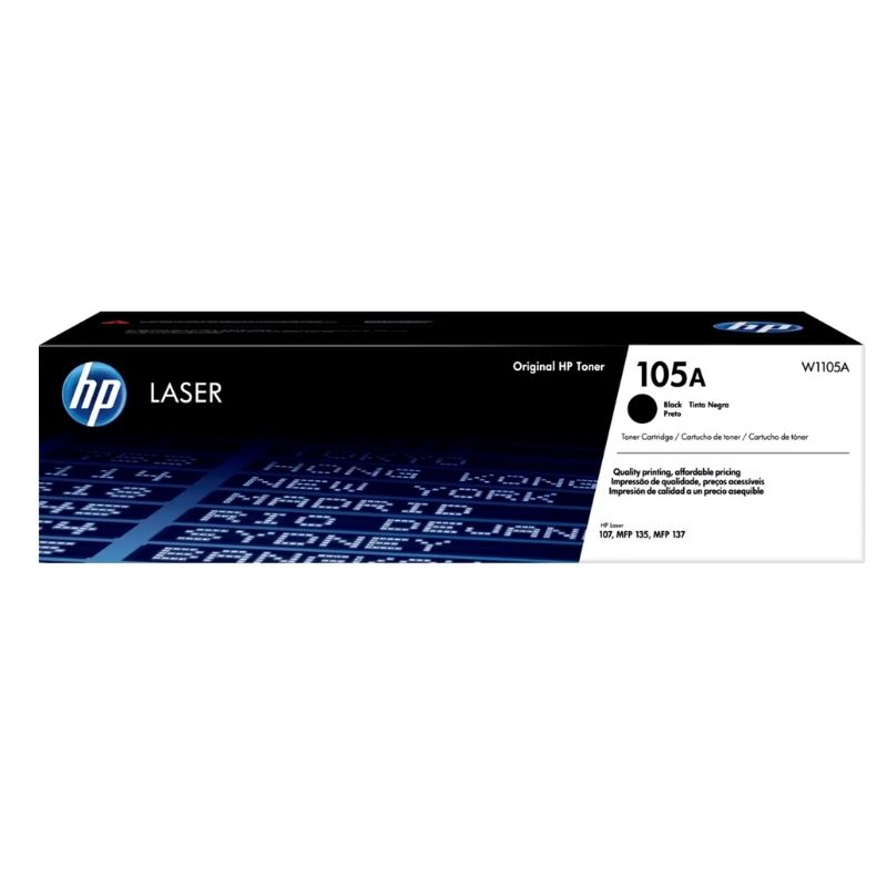 TONER HP MOD 105A, LASERJET 107W/ MFP135/ MFP137 NEGRO   W1105A