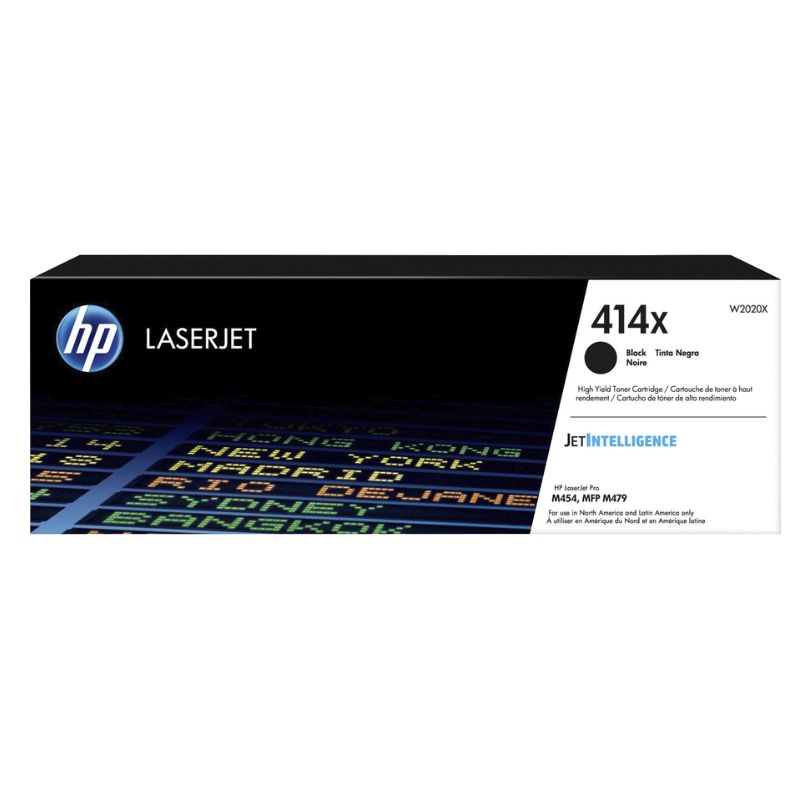 TONER HP MOD 414X, NEGRO ORIGINAL LASERJET ALTO RENDIMIENTO 7500 PAGINAS   W2020X