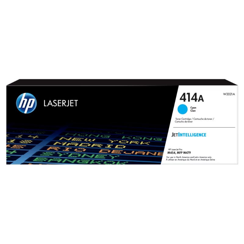 TONER HP MOD 414A, CIAN ORIGINAL LASERJET W2021A