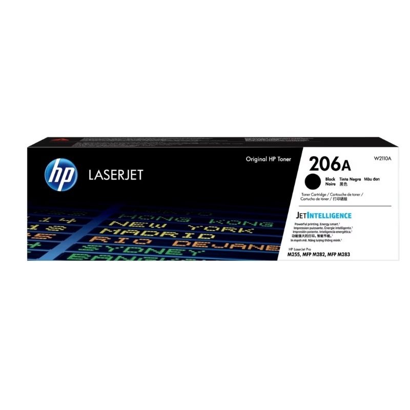 TONER HP MOD 206A, LASERJET COLOR NEGRO W2110A