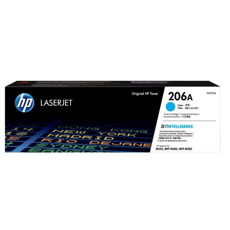 TONER HP MOD 206A, LASERJET COLOR CIAN W2111A