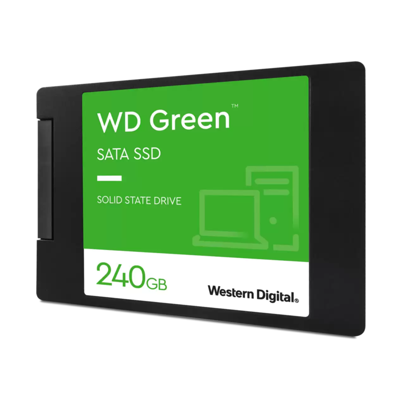 DISCO DURO DE ESTADO SOLIDO SSD WESTERN DIGITAL WDS240G2G0A, 240 GB, SERIAL ATA III, 545 MB/S, 6 GBIT/S, WDS240G2G0A