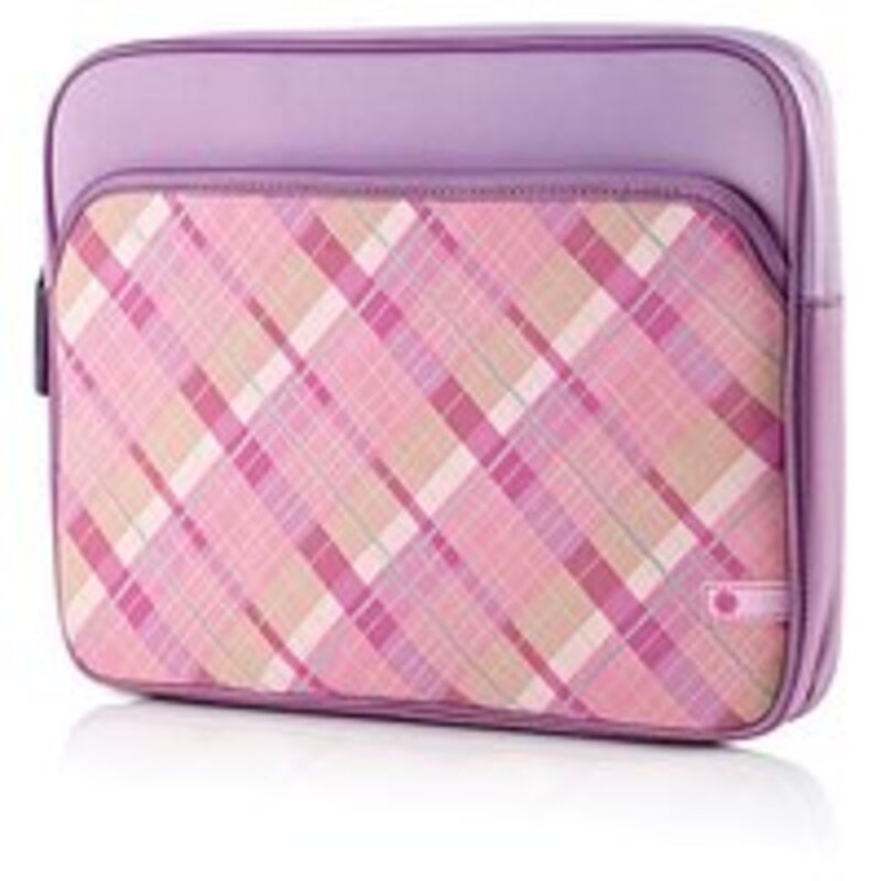 MALETIN HP MOD WS302 MINI SLEEVE PARA LAPTOP DE HASTA 10.2" NEOPRENO COLOR MORADO/ROSA WS302AA#ABL