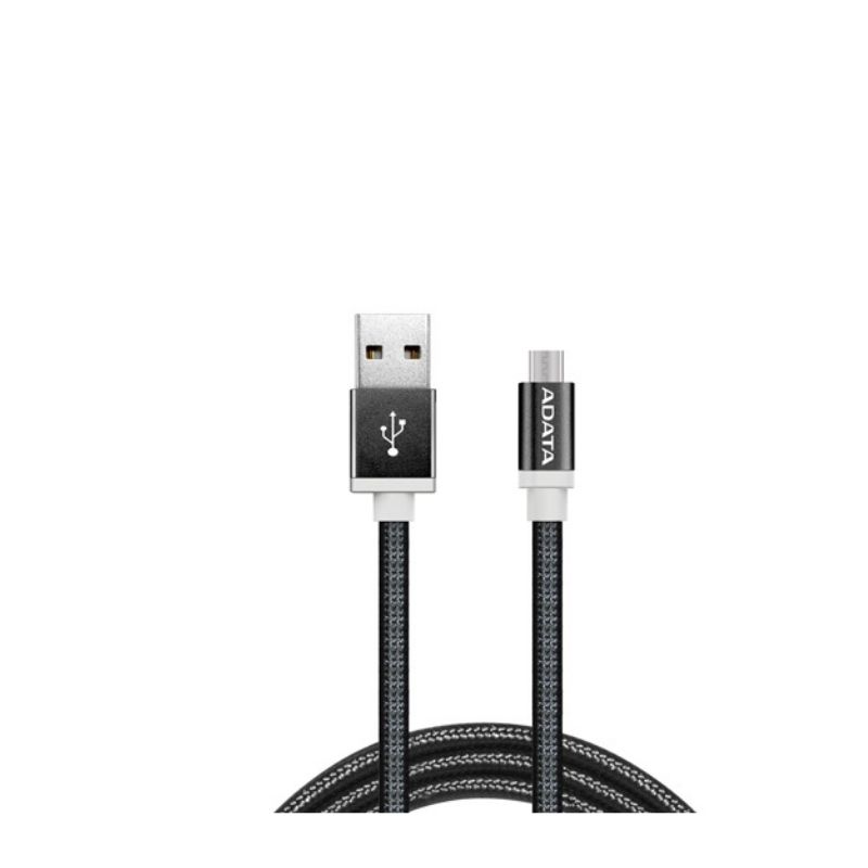 CABLE MICRO USB ADATA , 1 M, USB A, MICRO-USB B, MACHO/MACHO, NEGRO   AMUCAL-100CMK-CBK