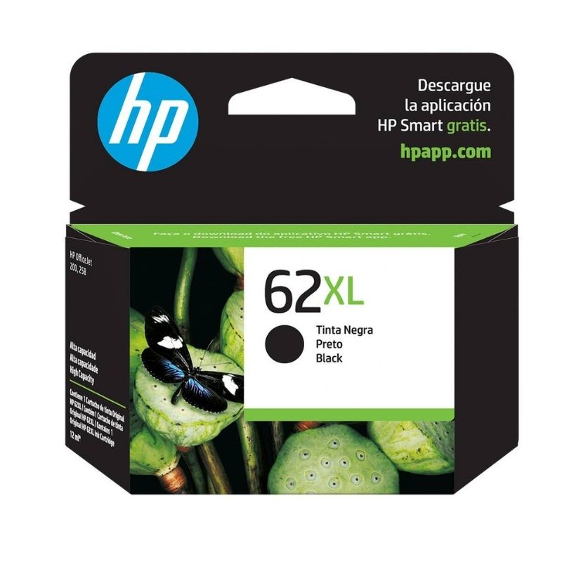 CARTUCHO HP MOD 62XL, SERIES OFFICEJET 200, ENVY 5640, COLOR NEGRO C2P05AL