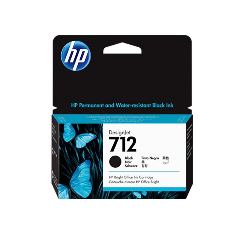 CARTUCHO HP MOD 712, DESIGNJET COLOR NEGRO DE 38 ML 3ED70A