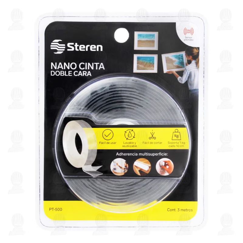 CINTA MAGICA STEREN NANO STICK DE GEL DOBLE CARA REUTILIZABLE 3M    PT-500