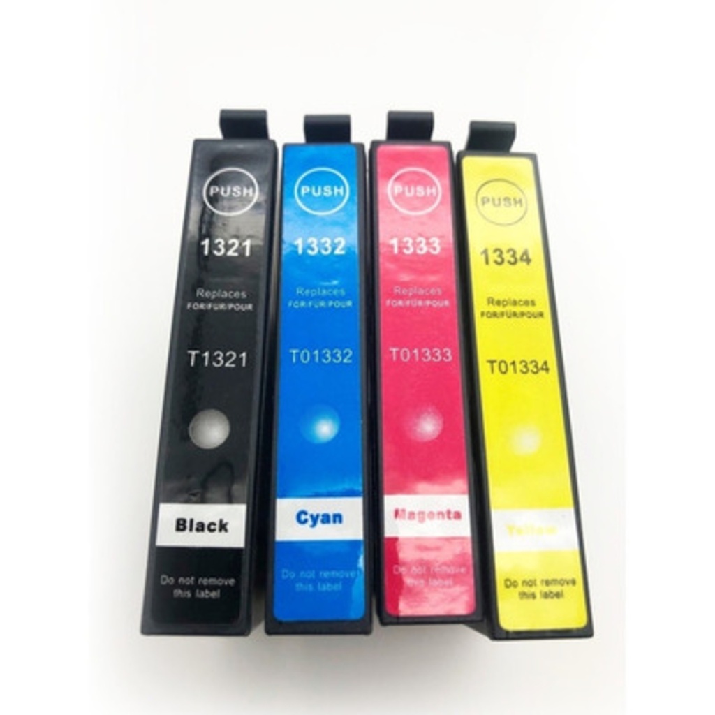 JUEGO DE CUATRO CARTUCHOS RELLENABLES EPSON 132/133/TX120/TX130