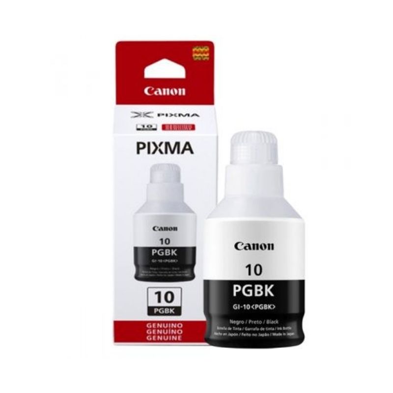 TINTA CANON MOD GI-10 PGBK, SERIES PIXMA G5010/ G6010/ GM2010, HASTA 6,000 PAGINAS, COLOR NEGRO 3382C001AA