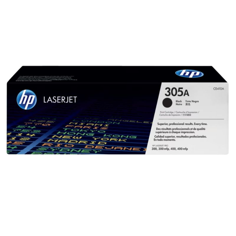 TONER HP MOD 305A, LASERJET M451-/M475 NEGRO CE410A
