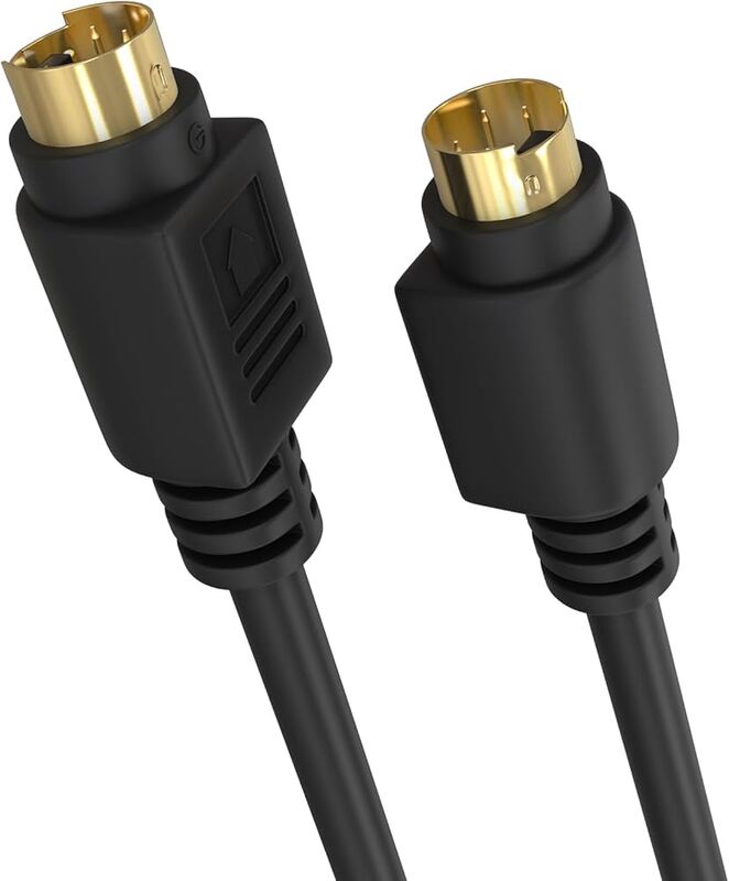 CABLE CMPLE SVHS CMPLE - CABLE S-VIDEO CHAPADO EN ORO (SVHS) CABLE SVIDEO DE 4 PINES - 6 PIES SVHS