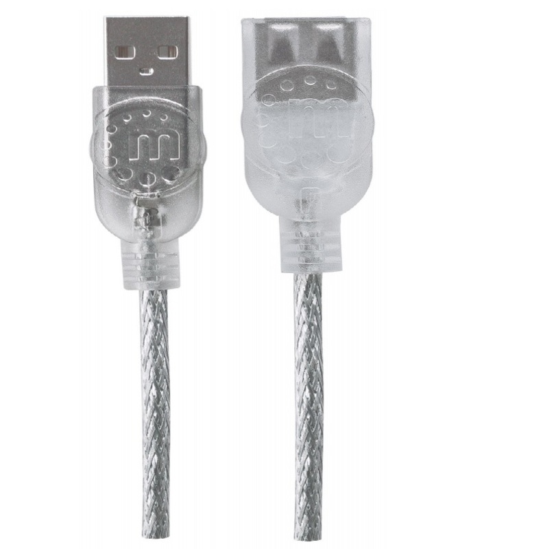 CABLE MANHATTAN MOD 336314 DE EXTENSION USB, 2.0 DE ALTA VELOCIDAD, 1.8M 336314
