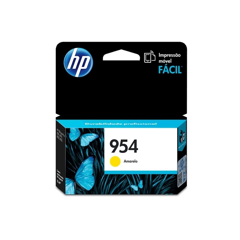 CARTUCHO HP MOD 954, INYECCION DE TINTA TERMICA SERIES OFFICEJET PRO 8210/8710/8720/8730, COLOR AMARILLO L0S56AL